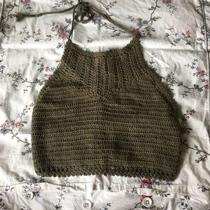 Knit crop top